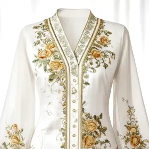 Mughal Inspired Intricate Floral Kameez